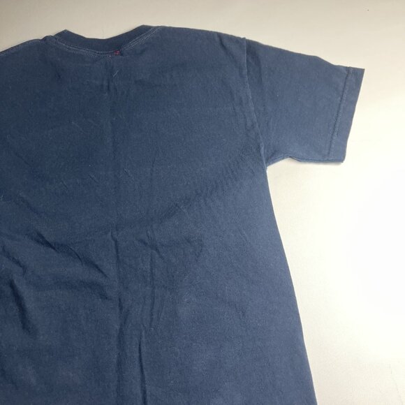 Nelk Boys Full Send Retro Groovy Logo Spellout T-Shirt Mens Sz S Blue - Picture 16 of 16